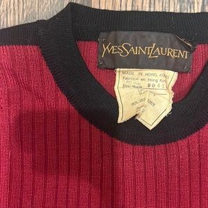 Vintage Yves Saint Laurent sweater (read description)